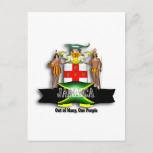 Jamaika-Wappen Postkarte
