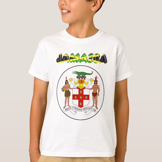 Jamaika-Wappen T-Shirt (Vorderseite)