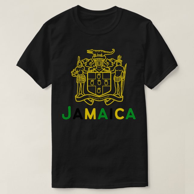 Jamaika-Wappen T-Shirt (Design vorne)