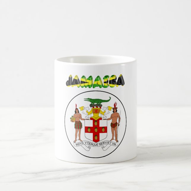 Jamaika-Wappen Tasse (Mittel)