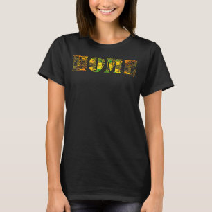 Jamaika Zuhause Rastafari-Reggae Vintage Jamaika-F T-Shirt