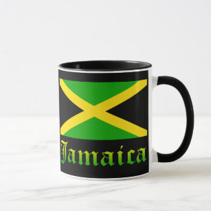 Jamaikaflagge, -SCHWARZES, -GRÜN und -GELB Tasse