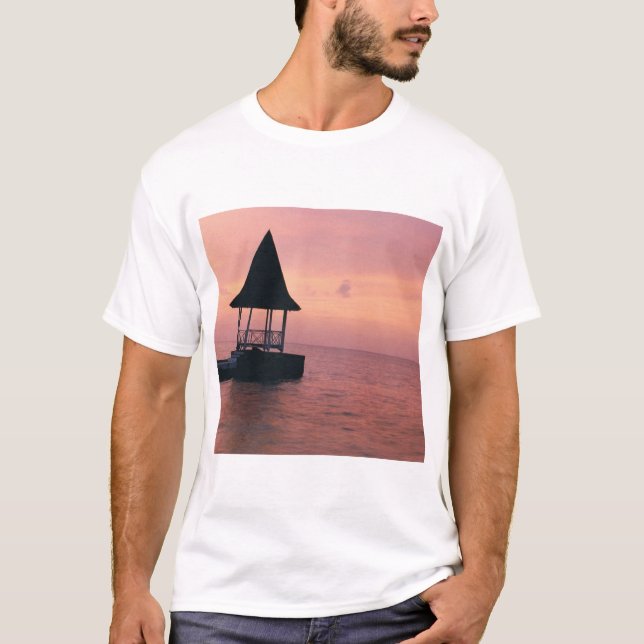 Jamaikaner Sunset T-Shirt (Vorderseite)