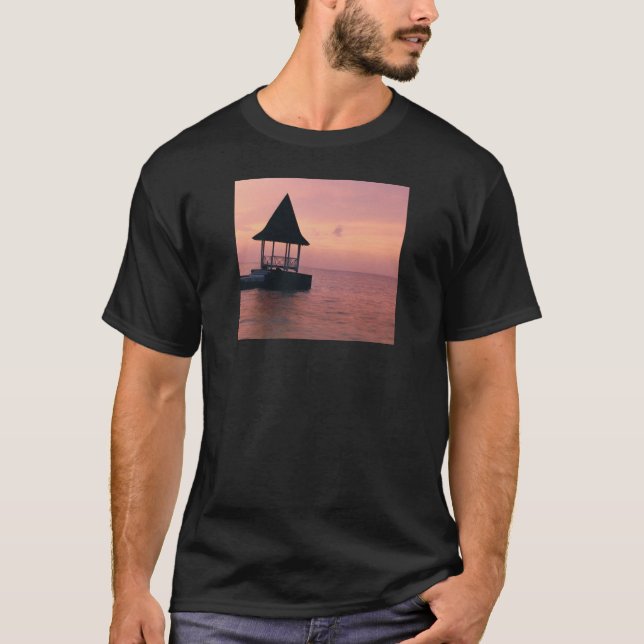 Jamaikaner Sunset T-Shirt (Vorderseite)