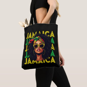 Jamaikanerin Jamaika Flagge Proud Jamaikanische Fr