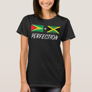 jamaikanisch-guyanische Flagge Heritage Jamaica Gu T-Shirt