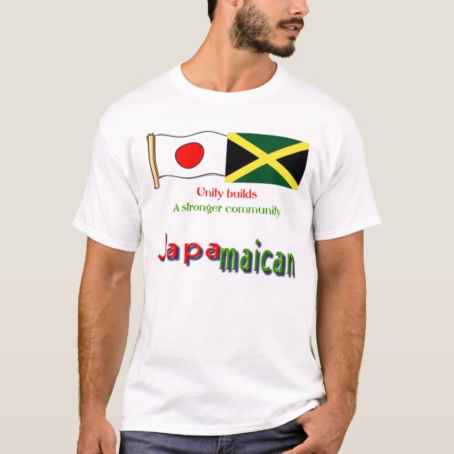 jamaikanisch-japanische T - Shirt (Vorderseite)
