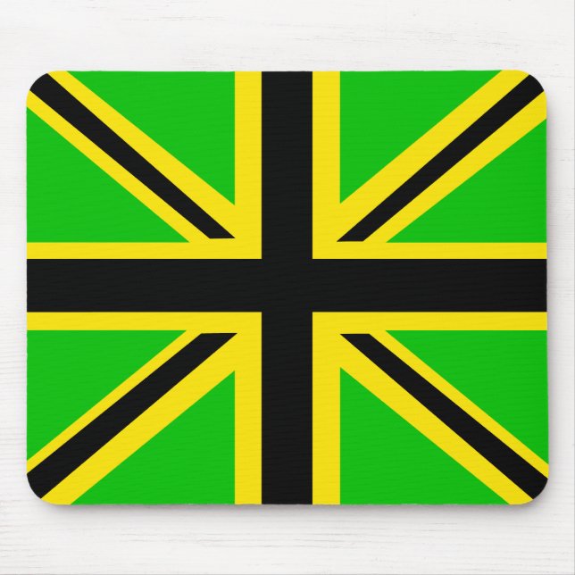 Jamaikanische britische Flagge Mousepad (Vorne)