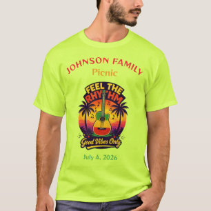 Jamaikanische Familienfeier passende T-Shirts