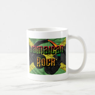Jamaikanische Felsen-Flaggen-Strecke Tasse
