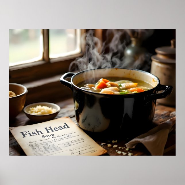 jamaikanische Fischkopfsuppe Poster (Vorne)