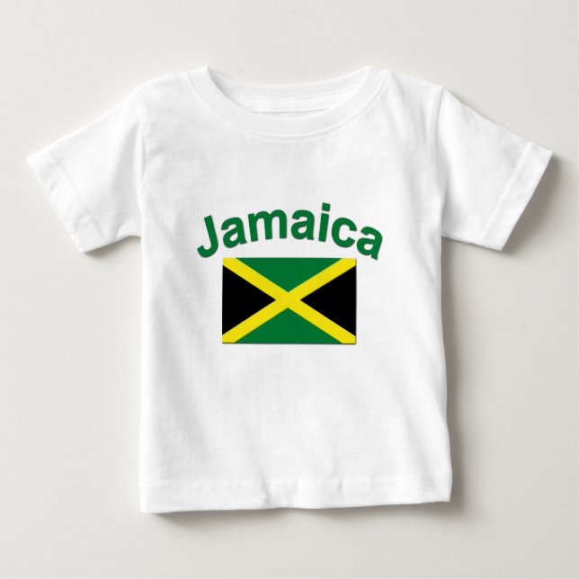 Jamaikanische Flagge Baby T-shirt (Vorderseite)