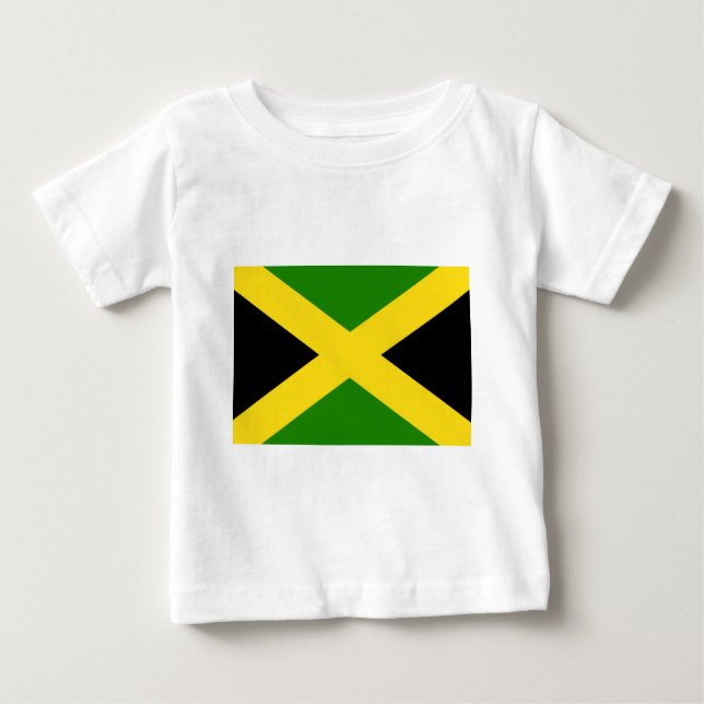 jamaikanische Flagge Baby T-shirt (Vorderseite)