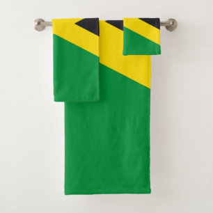 Jamaikanische Flagge Badhandtuch Set