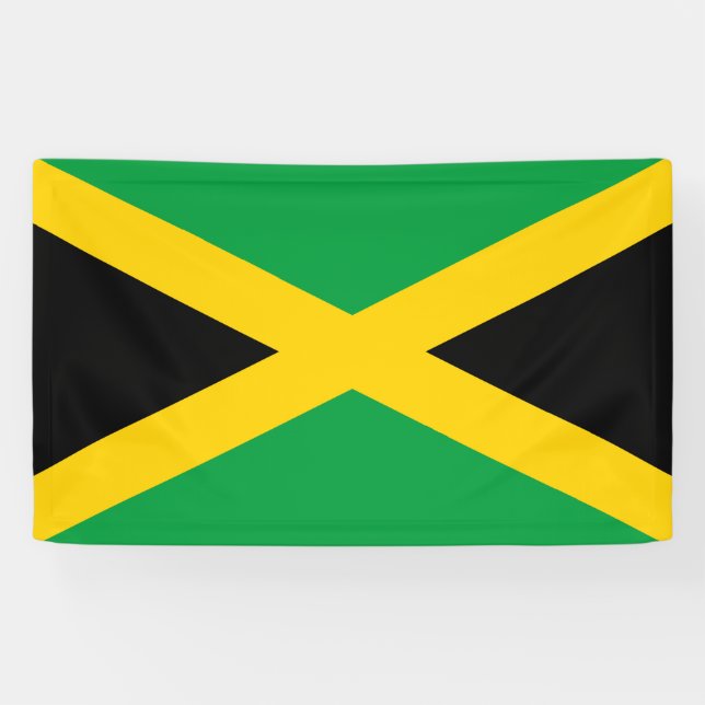 jamaikanische Flagge Banner (Horizontal)