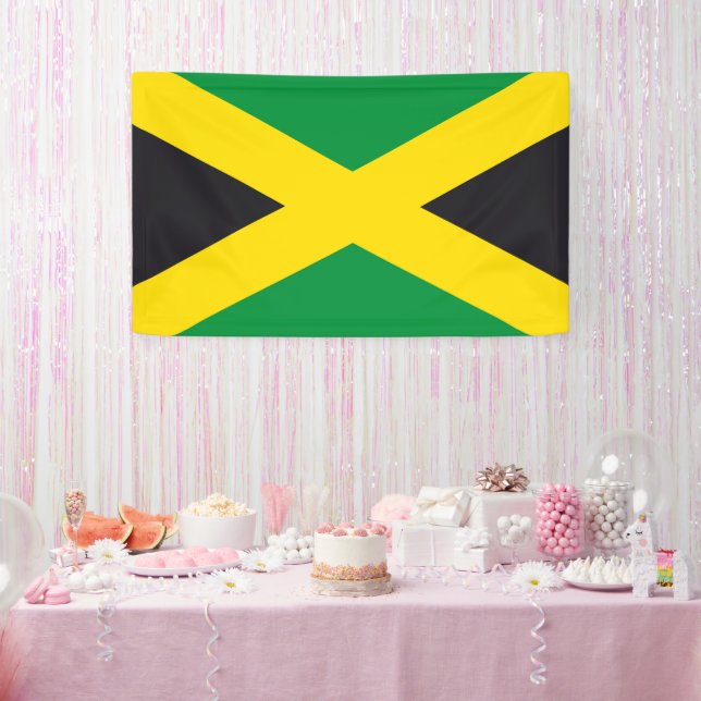 Jamaikanische Flagge Banner (Party)