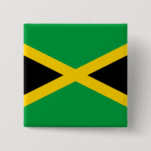 jamaikanische Flagge Button