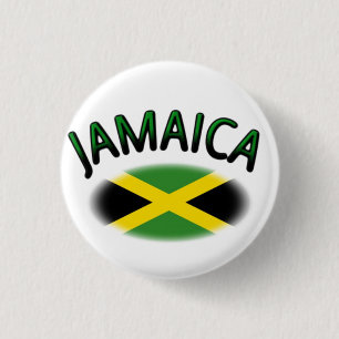 Jamaikanische Flagge Button