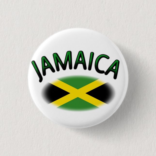 jamaikanische Flagge Button (Vorderseite)