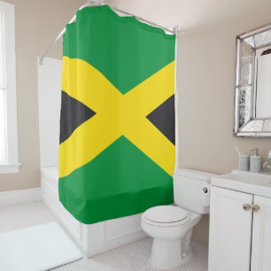 Jamaikanische Flagge Duschvorhang