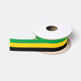 Jamaikanische Flagge Farbband, Jamaika /Sport Satinband
