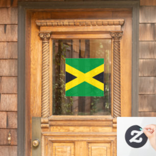 Jamaikanische Flagge Fensteraufkleber