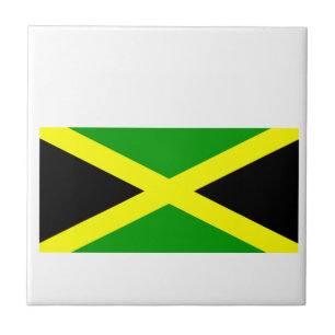 Jamaikanische Flagge Fliese