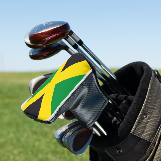 Jamaikanische Flagge Golf Headcover (In Situ)