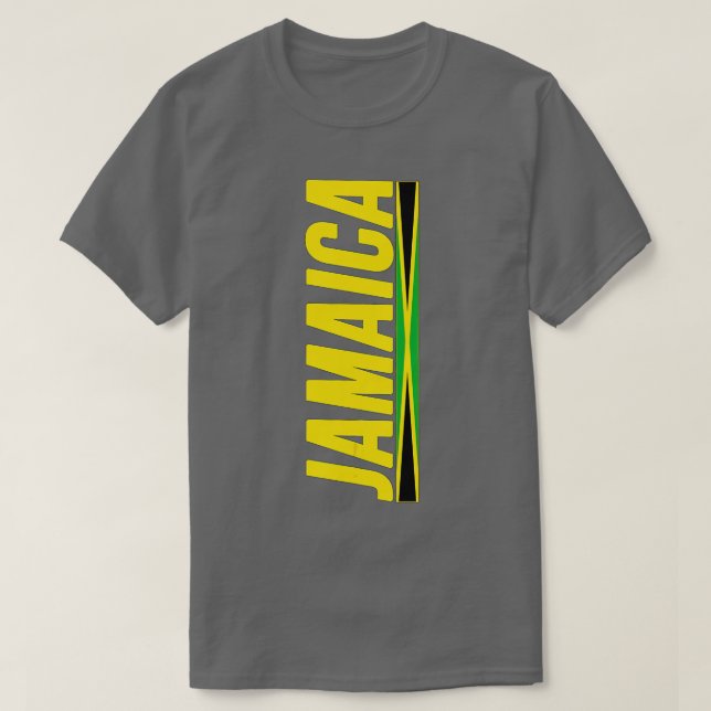 Jamaikanische Flagge Jamaica Color Liebe Geschenk  T-Shirt (Design vorne)