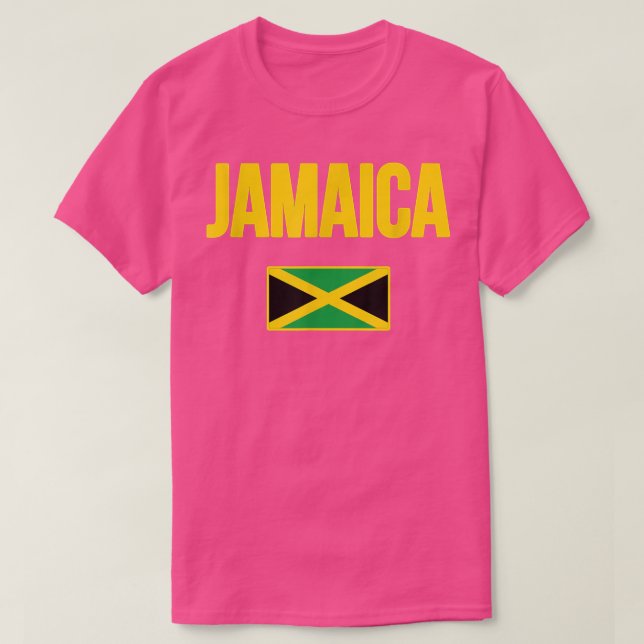 Jamaikanische Flagge Jamaica Geschenk Souvenir T-Shirt (Design vorne)