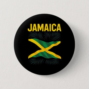 Jamaikanische Flagge Jamaika Souvenir Reise Urlaub Button
