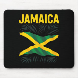 Jamaikanische Flagge Jamaika Souvenir Reise Urlaub Mousepad