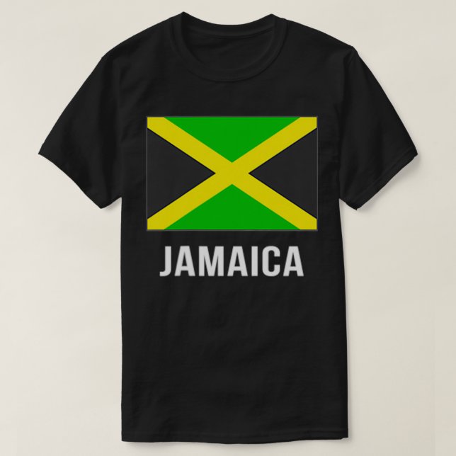 Jamaikanische Flagge Jamaika T-Shirt (Design vorne)