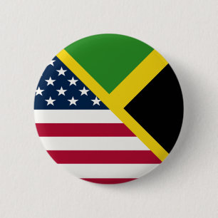 jamaikanische Flagge   Jamaika Vereinigte Staaten Button