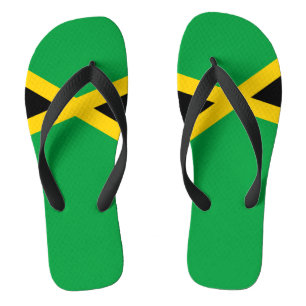 Jamaikanische Flagge Jamaikanischer Karibikkarneva Flip Flops