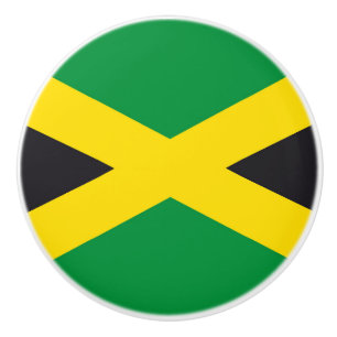 Jamaikanische Flagge Keramikknauf