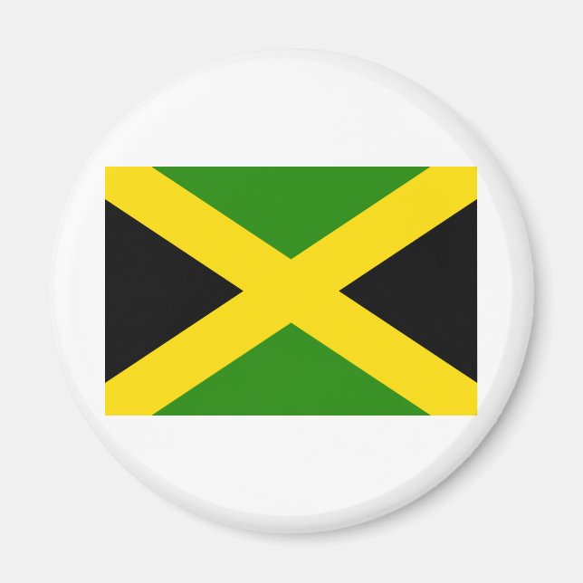 jamaikanische Flagge Magnet (Vorne)