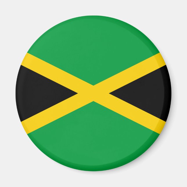 jamaikanische Flagge Magnet (Vorne)