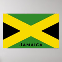 Jamaikanische Flagge mit Jamaika Word