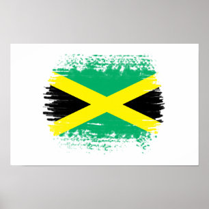 Jamaikanische Flagge Poster