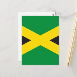 Jamaikanische Flagge Postkarte