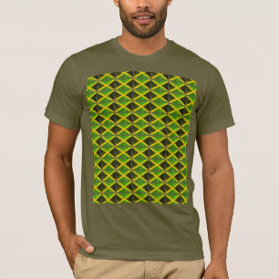 Jamaikanische Flagge Reggae Roots T-Shirt