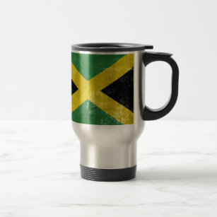 Jamaikanische Flagge Reisebecher