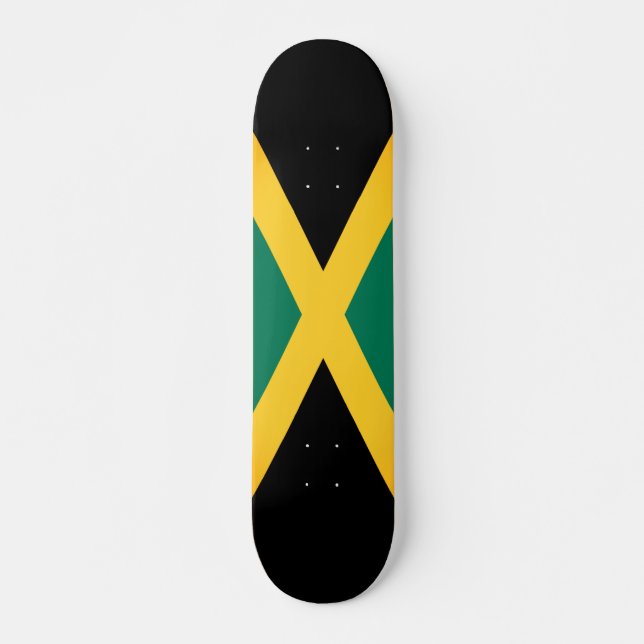 jamaikanische Flagge Skateboard (Vorne)