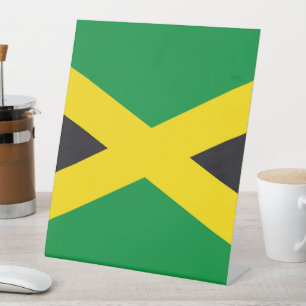 Jamaikanische Flagge Sockelschild