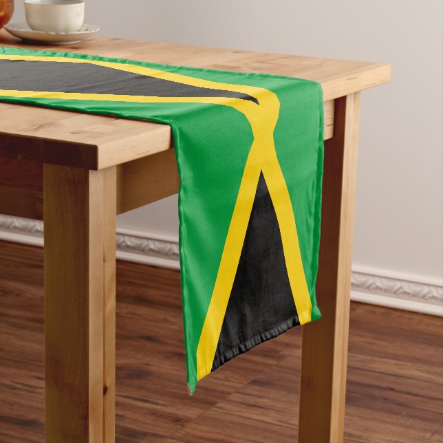 Jamaikanische Flagge & Sport Fan Hausdekoration /  Kurzer Tischläufer (Beispiel)