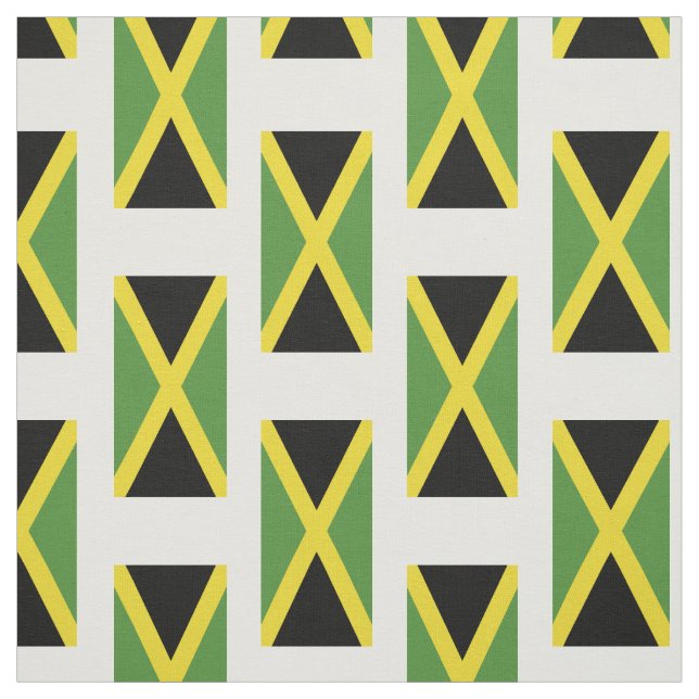 Jamaikanische Flagge Stoff (Muster)