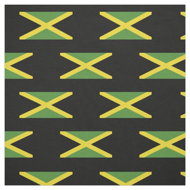 Jamaikanische Flagge Stoff (Muster)