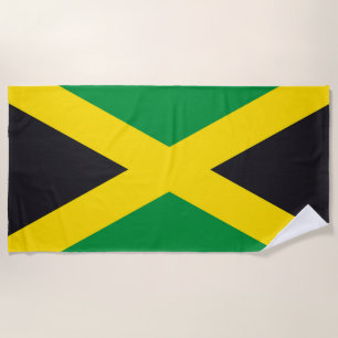 Jamaikanische Flagge Strandtuch