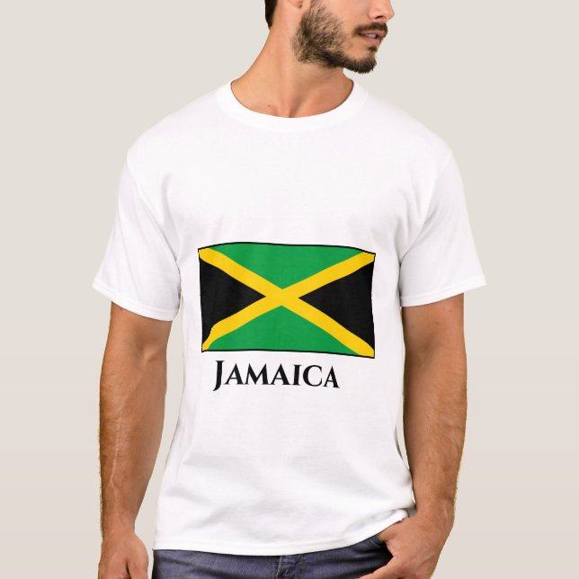 jamaikanische Flagge T-Shirt (Vorderseite)